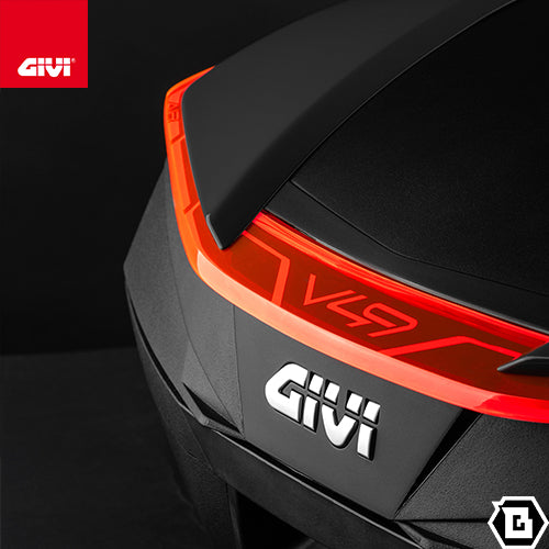 GIVI V49N AIRトップケース MONOKEYタイプ 49L容量 ブラックサイドパネル / スモークレンズ ブラック / シルバー