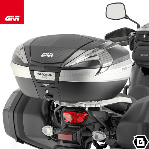 GIVI V56NNT MAXIA 4 トップケース MONOKEYタイプ 56L容量 ブラックパネル / クリアレンズ