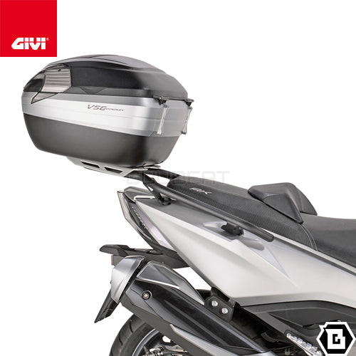 GIVI V56NNT MAXIA 4 トップケース MONOKEYタイプ 56L容量 ブラックパネル / クリアレンズ