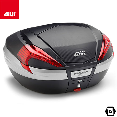 GIVI V56NN MAXIA 4 トップケース MONOKEYタイプ 56L容量 ブラックパネル / レッドレンズ