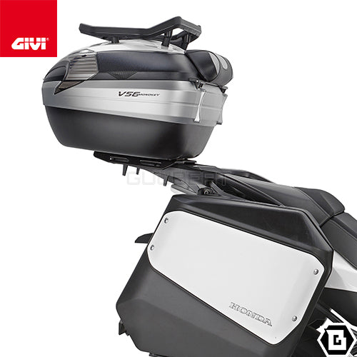 GIVI V56NT MAXIA 4 トップケース MONOKEYタイプ 56L容量 アルミパネル / クリアレンズ