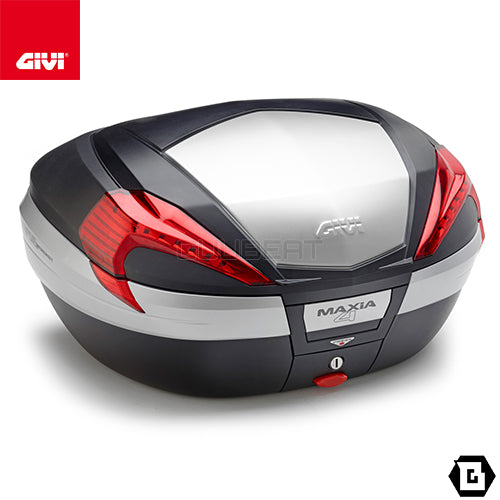 GIVI V56N MAXIA 4 トップケース MONOKEYタイプ 56L容量 アルミパネル / レッドレンズ