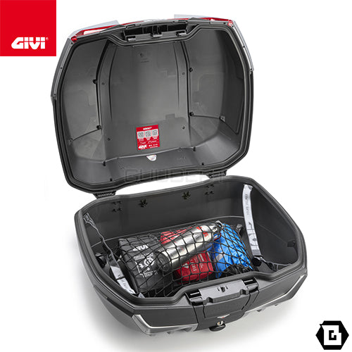 GIVI V58NNB MAXIA 5 トップケース MONOKEYタイプ 58L容量 ブラックパネル / レッドレンズ