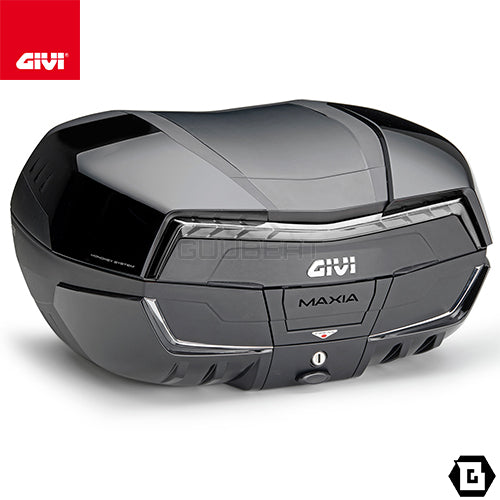 GIVI V58NNTB2 MAXIA 5 トップケース MONOKEYタイプ 58L容量｜ブラックパネル／クリアレンズ仕様