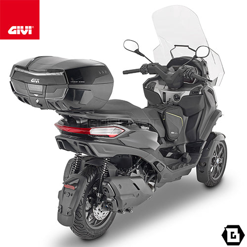 GIVI V58NNTB MAXIA 5 トップケース MONOKEYタイプ 58L容量 ブラックパネル / クリアレンズ