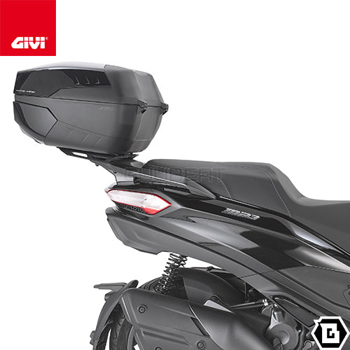 GIVI V58NNTB MAXIA 5 トップケース MONOKEYタイプ 58L容量 ブラックパネル / クリアレンズ ブラック