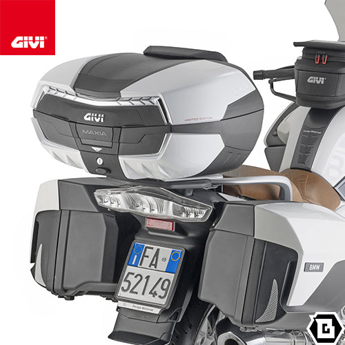 GIVI V58WLTD MAXIA 5 トップケース MONOKEYタイプ 58L容量 ホワイトパネル / クリアレンズ ホワイト / ブラック