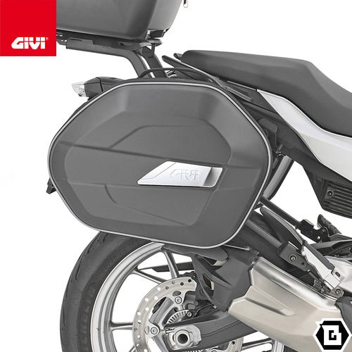 GIVI WL900B サイドバッグ セミハード MONOKEY 50L (片側 25L) 容量 ブラック