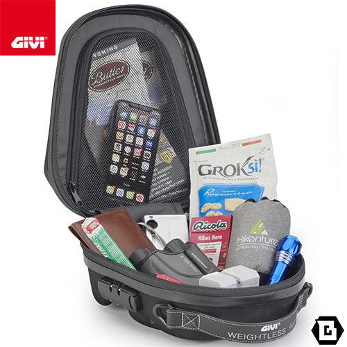 GIVI WL902 タンクバッグ タンクロック ( TANKLOCK ED )  5L容量 セミハード WEIGHTLESS ブラック
