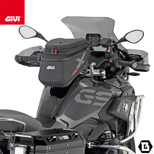 GIVI XL04 タンクバッグ タンクロック ( TANKLOCK )  15L - 20L容量可変 X-lineシリーズ ブラック／KTM 1290 スーパーアドベンチャー S / KTM 1290 スーパーアドベンチャー R / BMW R 1200 GS / BMW R 1200 GS ADVENTURE他専用