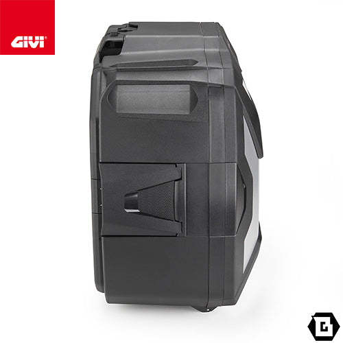 GIVI XP01AAA XSPACE 拡張式トップケース/サイドケース兼用 27L-36L ブラック アルミカバー仕様 MONOKEYケース