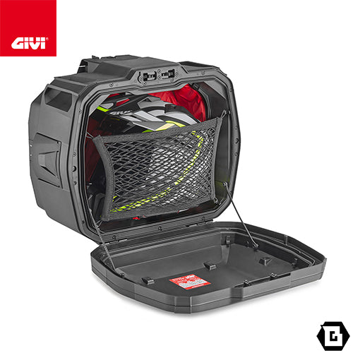 GIVI XP01AAA XSPACE 拡張式トップケース/サイドケース兼用 27L-36L ブラック アルミカバー仕様 MONOKEYケース