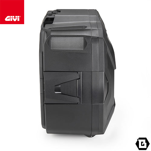GIVI XP01PBA XSPACE 拡張式トップケース/サイドケース兼用 27L-36L ブラック ブラッシュドアルミ調 MONOKEYケース